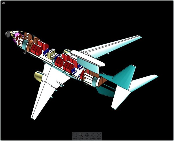 3d wedgetail aew aircraft model - Wedgetail AEW/Recon Aircraft Assembly Model by RodgerSaintJohn